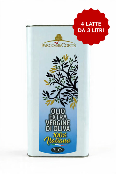 OLIO EXTRAVERGINE DI OLIVA 100% ITALIANO - Lt 3