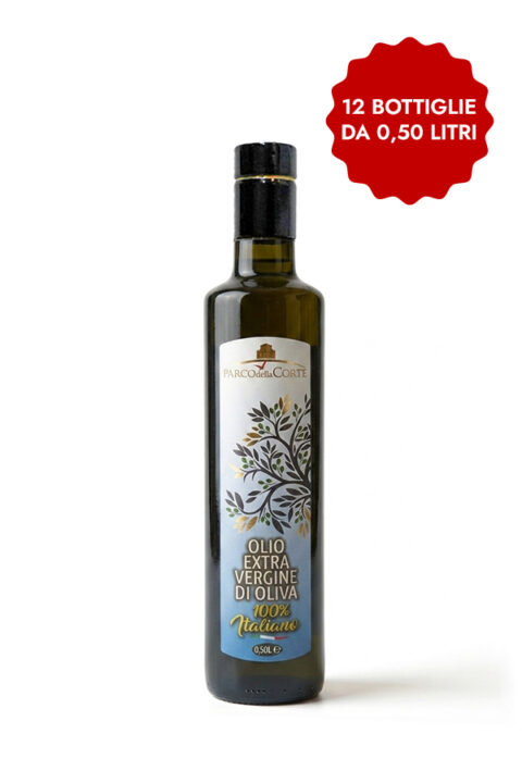 OLIO EXTRAVERGINE DI OLIVA 100% ITALIANO - Lt 0.5