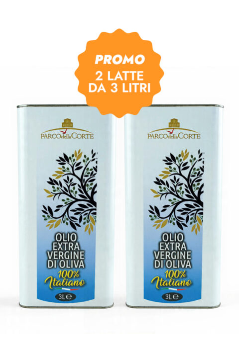 OLIO EXTRAVERGINE DI OLIVA 100% ITALIANO - Lt 3
