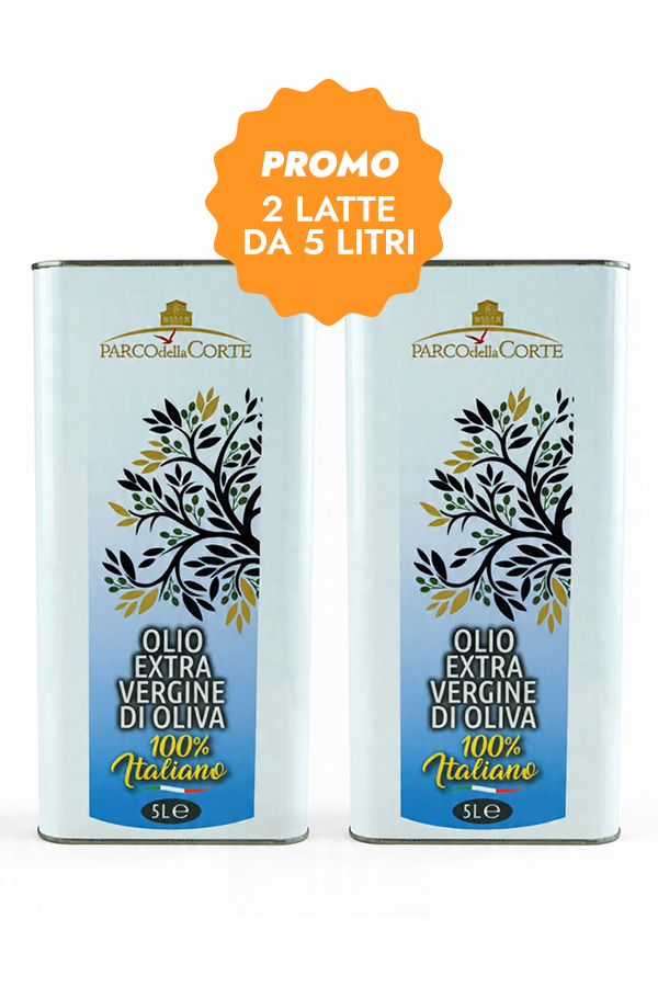 OLIO EXTRAVERGINE DI OLIVA 100% ITALIANO - Lt 5